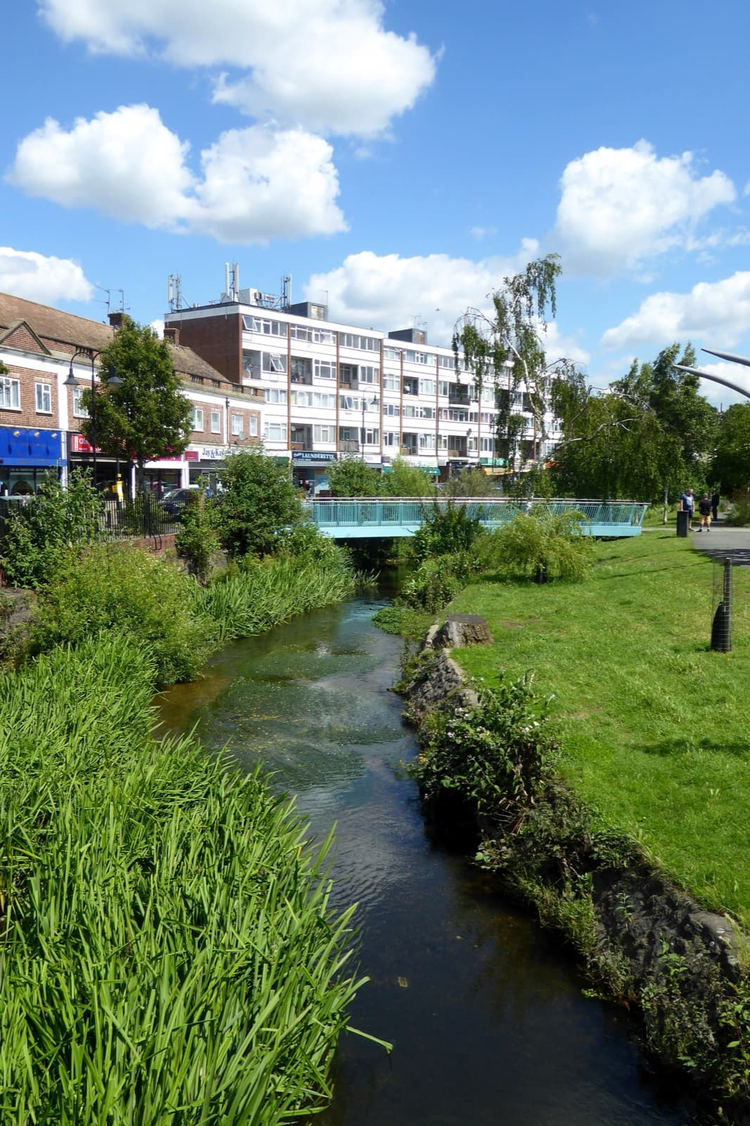 The River Cray passing through Crayford