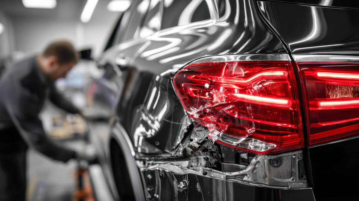 Professional body repair results